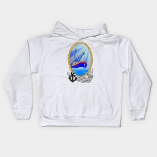 Just Give Me One Fine Day Of Plain Sailing Weather Graphic Kids Hoodie